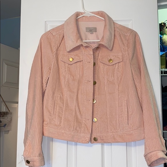 Light Pink Corduroy Loft Jacket - Picture 2 of 5